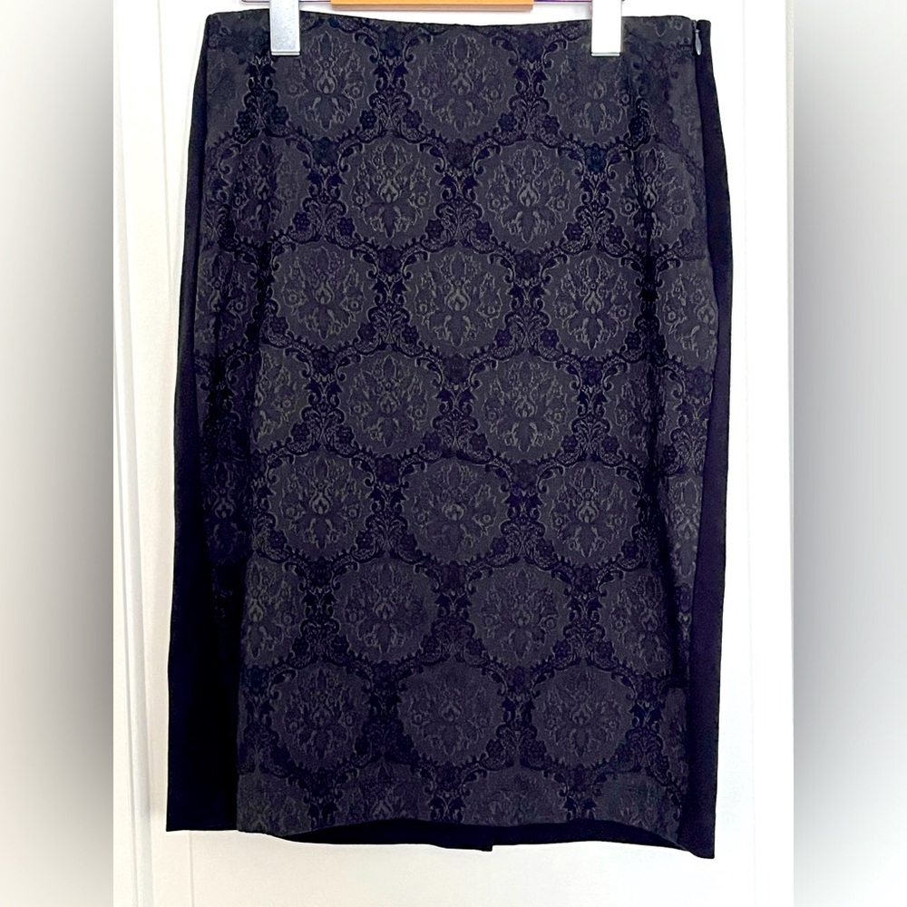 SANDWICH_ by Anthropologie brocade and thick jersey pencil skirt.  Size 36 EU